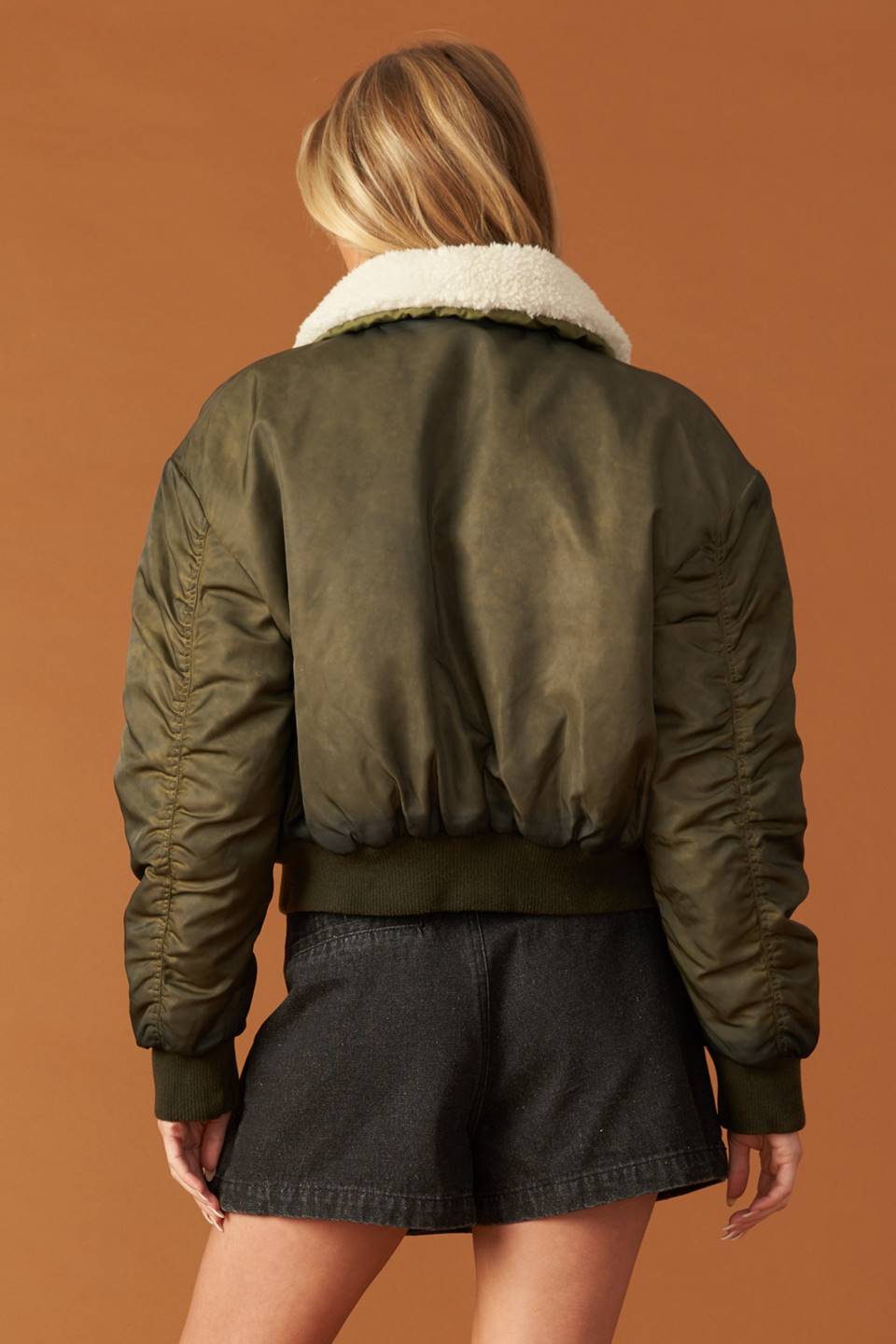 In A Trance Woven Bomber Jacket