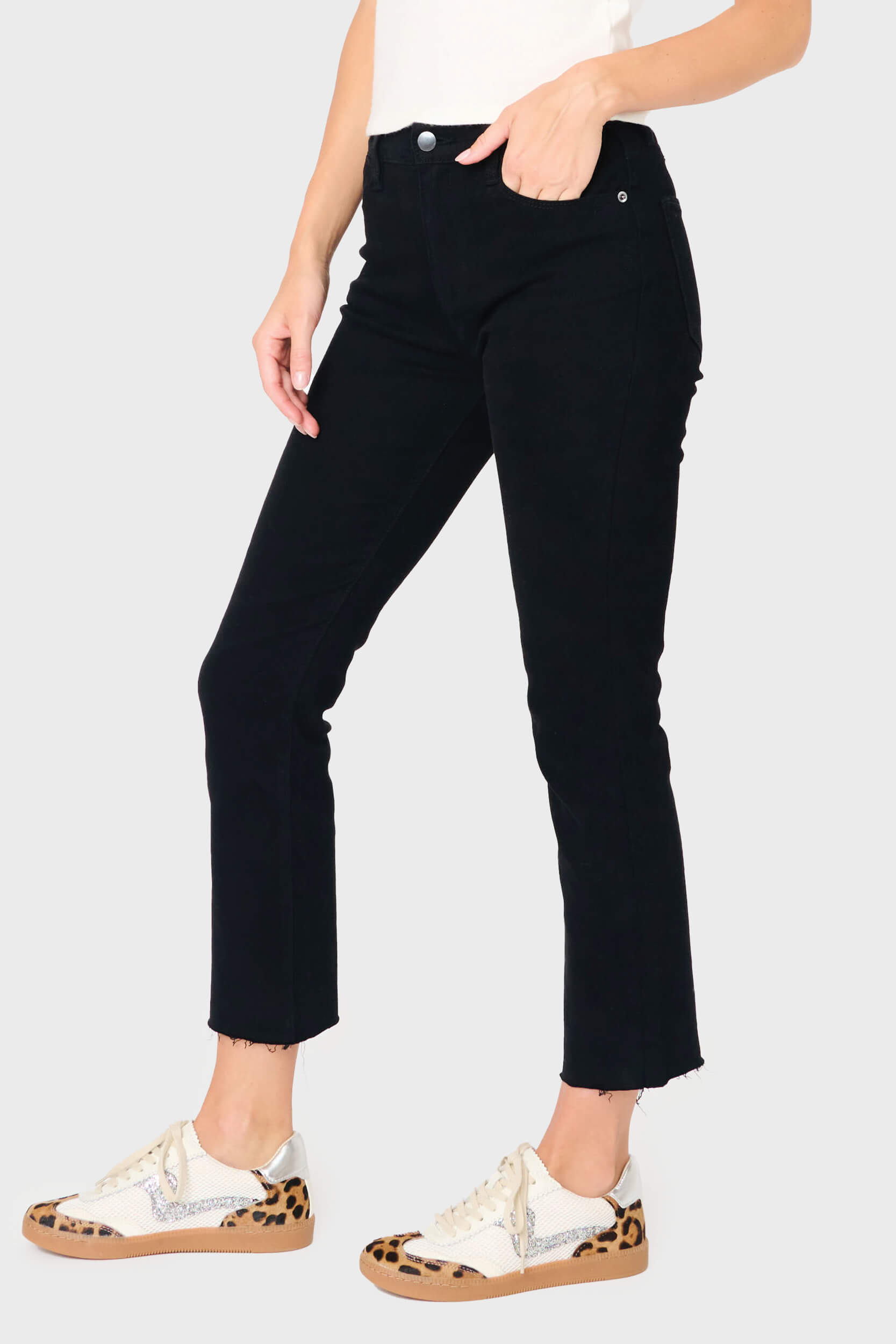 Essential Skinny Denim With Raw Hem