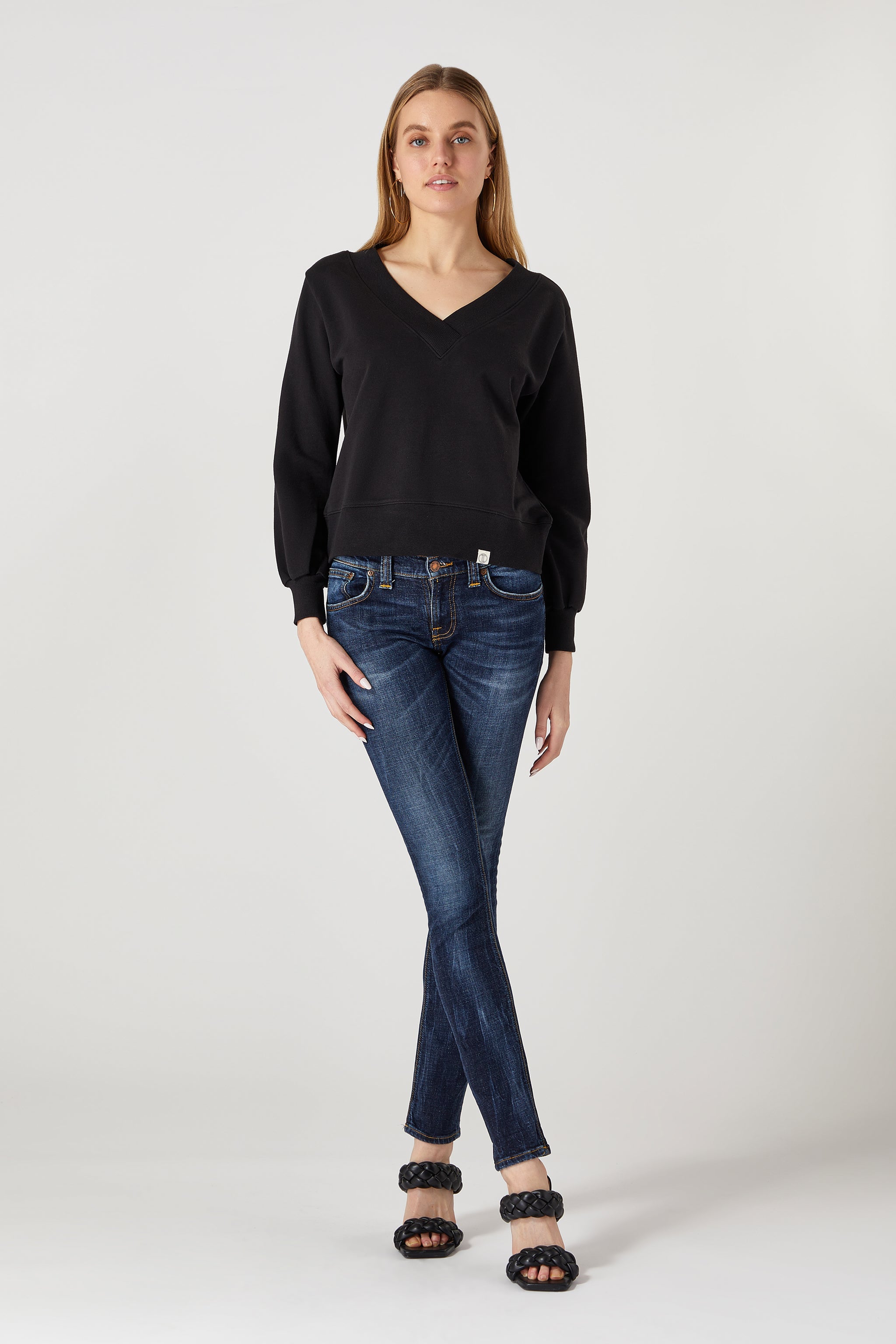 Fiona V-neck Sweatshirt