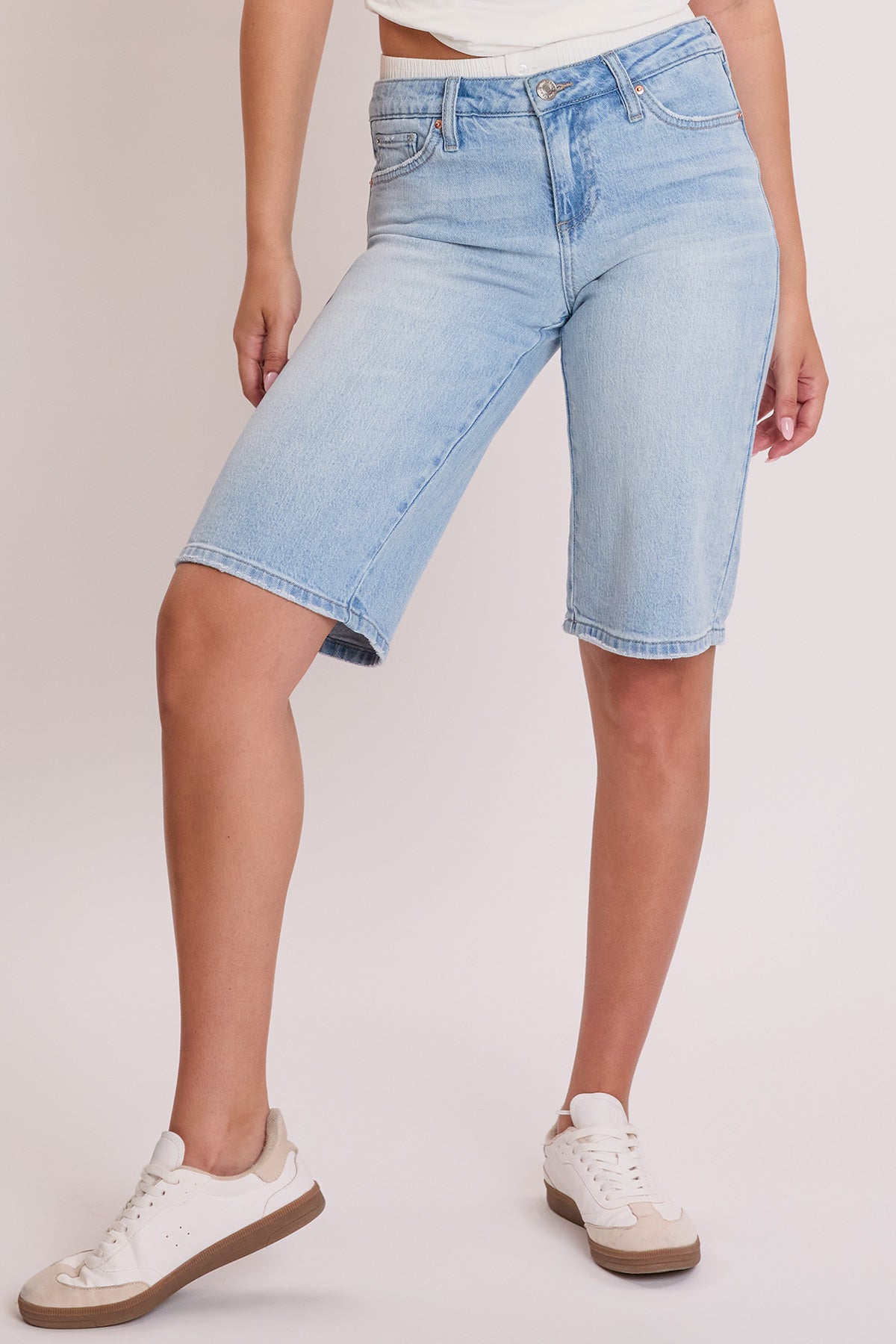 Women's Mid Rise Jort With Removable Boxer Waist