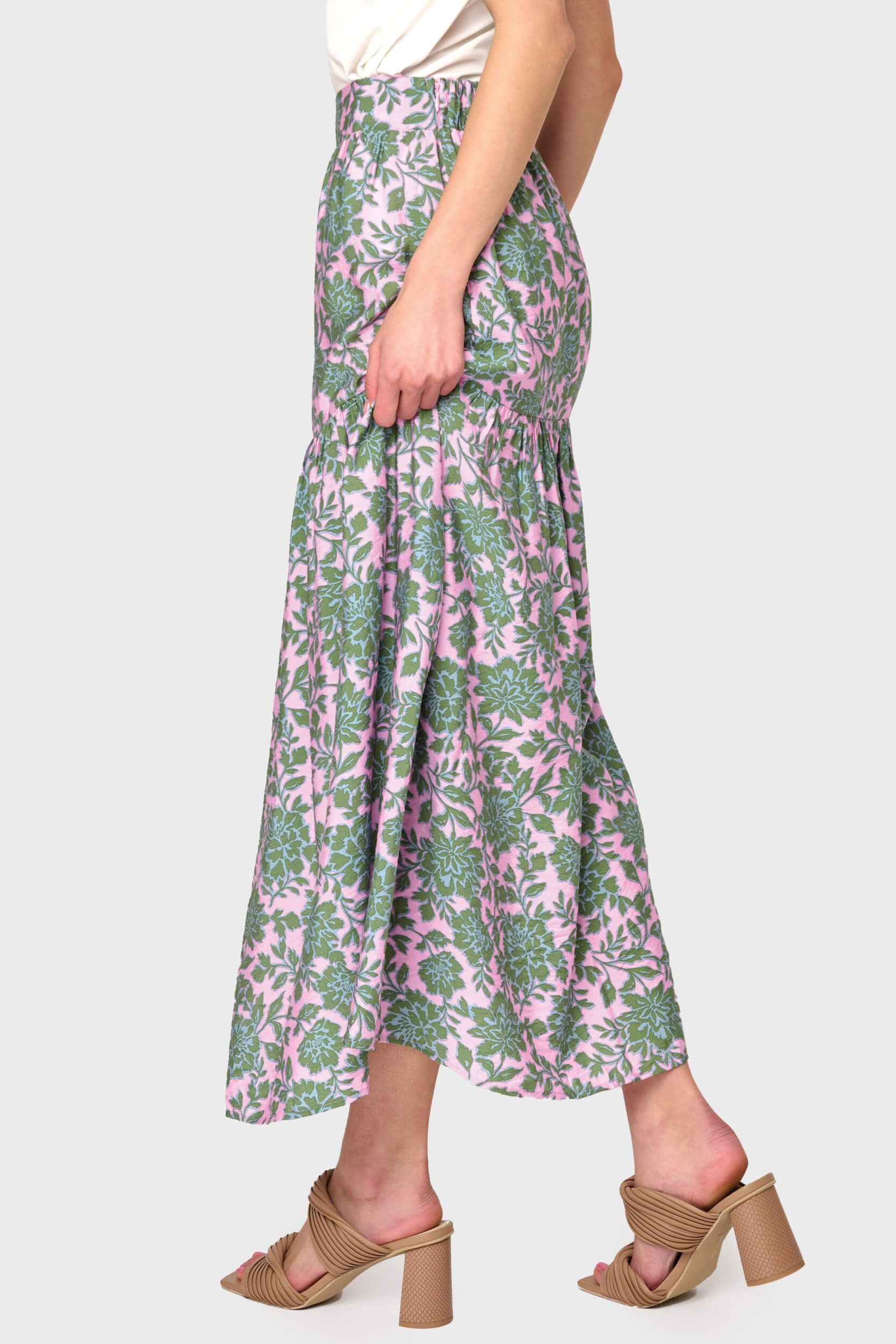 Playa Tiered Maxi Skirt