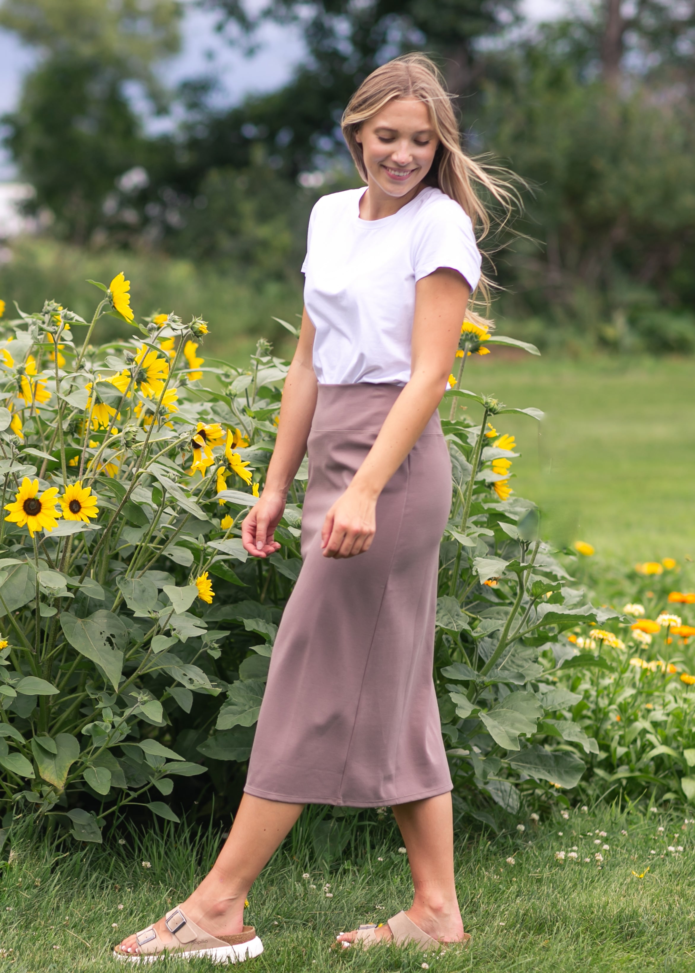 Quinn Midi Skirt 31 Inch | Includes Plus Size