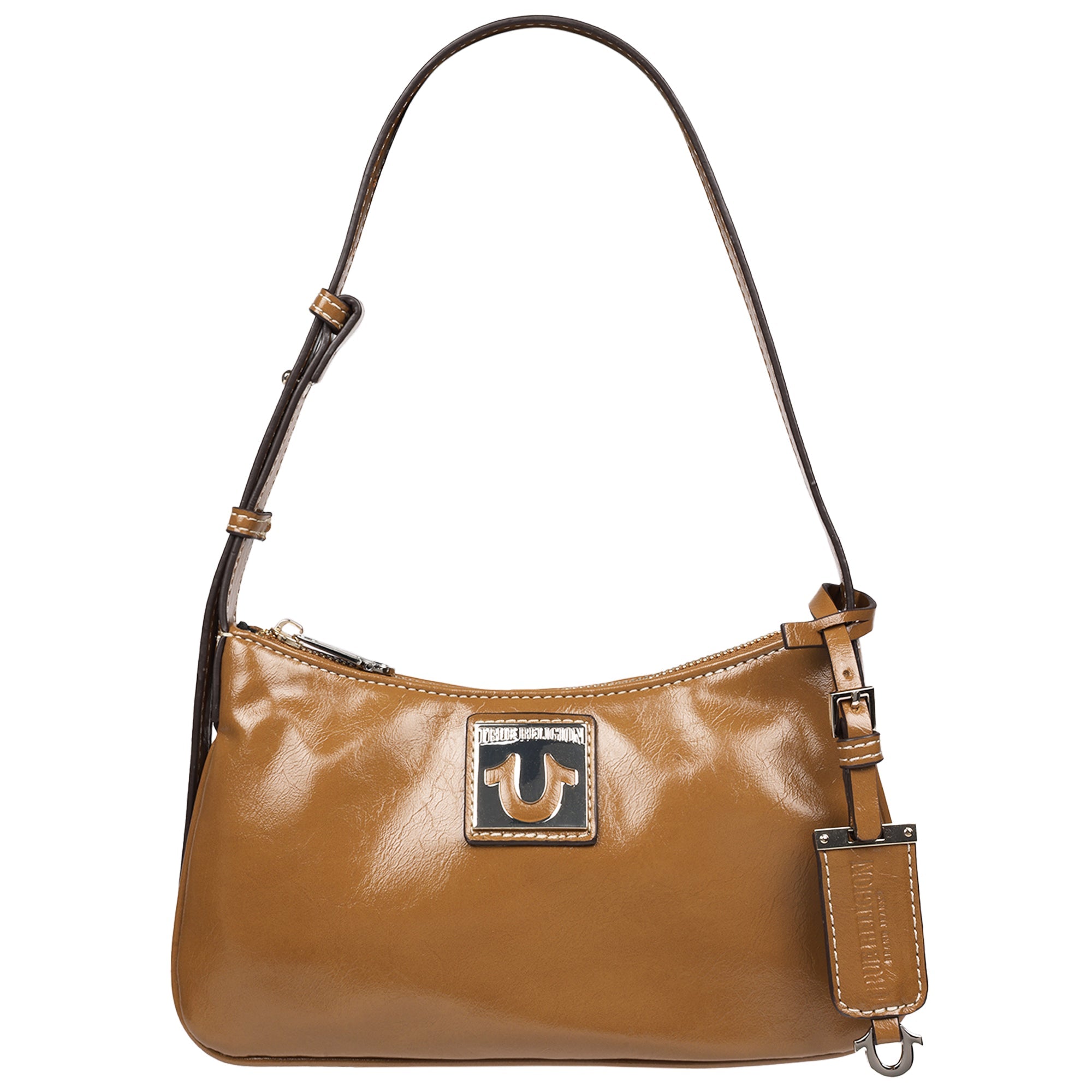 True Religion Crinkle Finish Shoulder Bag