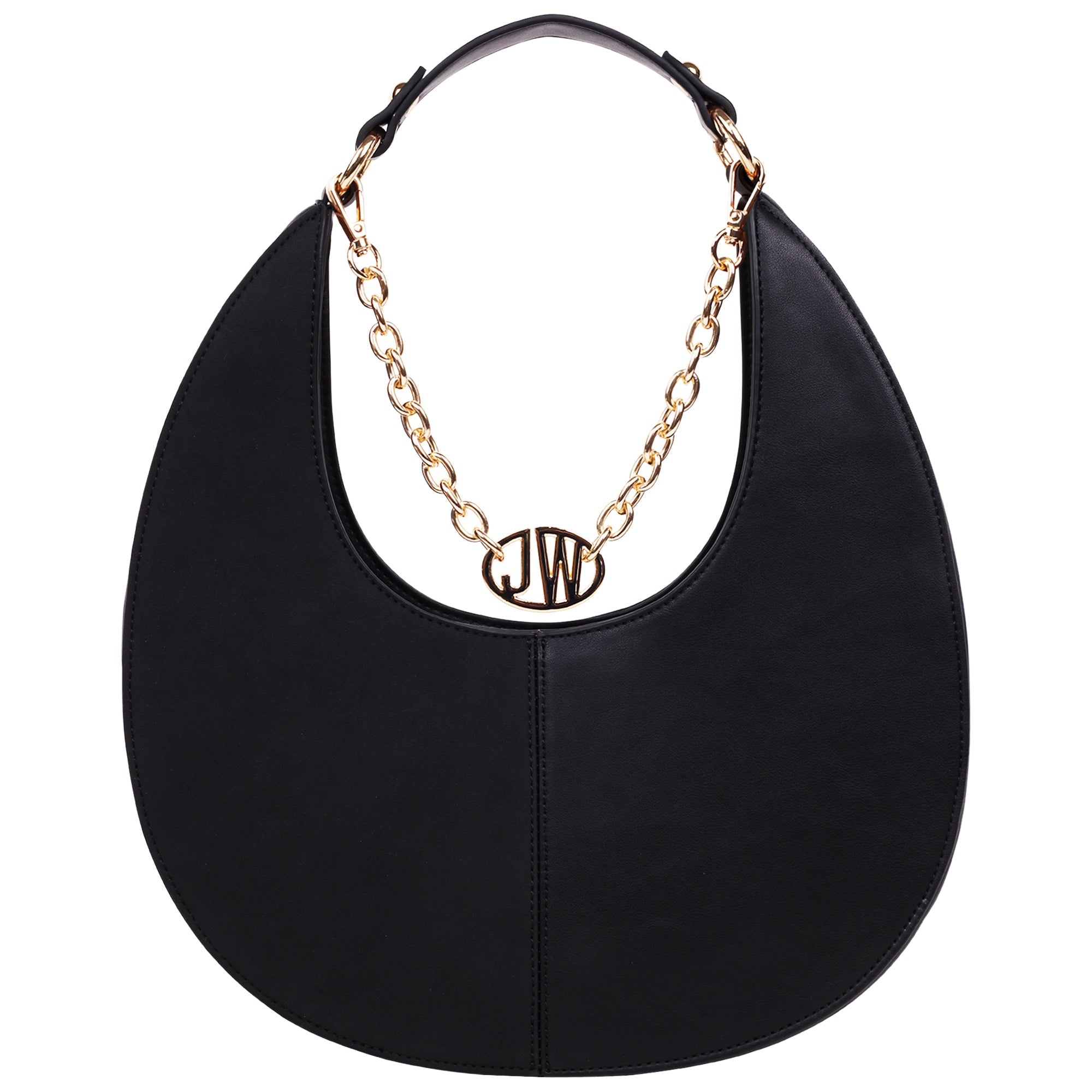 Jason Wu Smooth & Suede Shoulder Bag With Chain Logo Detail