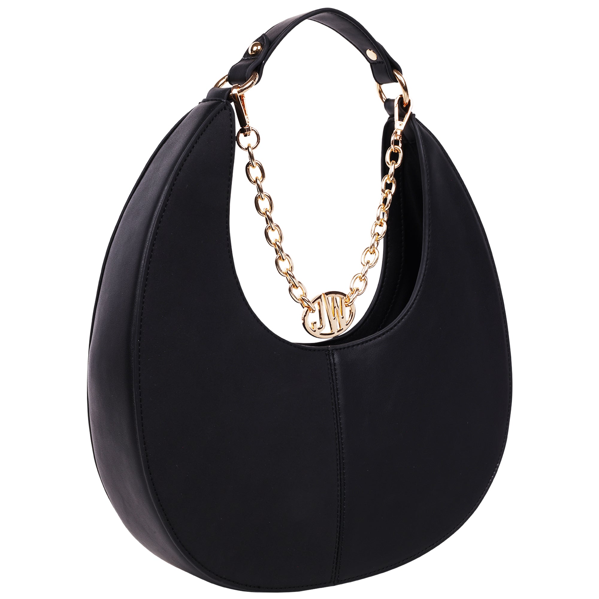 Jason Wu Smooth & Suede Shoulder Bag With Chain Logo Detail